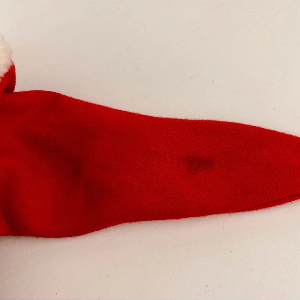 Vintage Santa Claus Hand Puppet  12" Christmas Plush Child's Toy Pretend Play - Picture 5 of 7